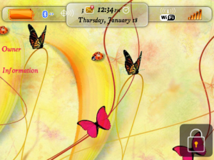 Digital Nature Butterfly Theme