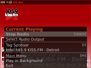 105.9 KISS-FM Detroit for blackberry