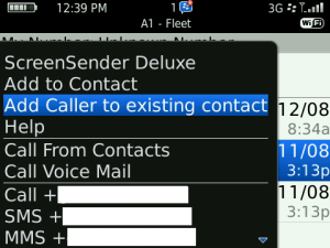 add2contact for Phone Log