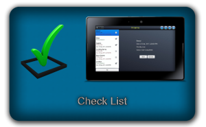 Checklist HD — Multiple Check list app for BlackBerry Smart Phone and PlayBook