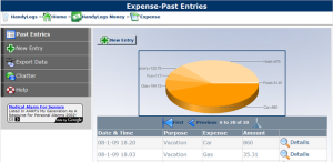 HandyLogs Money - Expense Time and Mileage Tracker