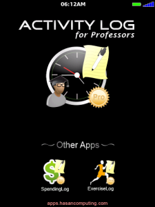 Activity Log Pro - for Professor