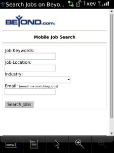 Search Jobs Beyond com