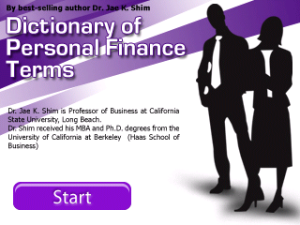 Dictionary of Personal Finance Terms