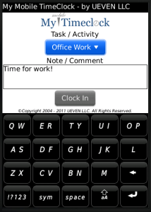 My Mobile Timeclock