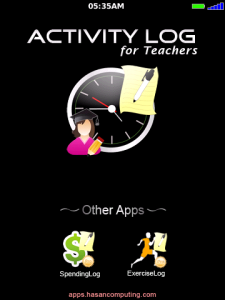 Activity Log Classic - for Teachers