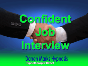 Confident Job Interview