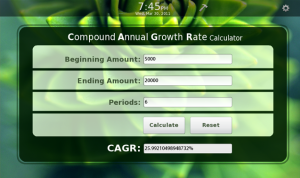 CAGR Calculator