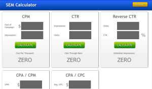 SEM Calculator