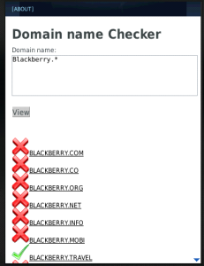 Domain Name Checker