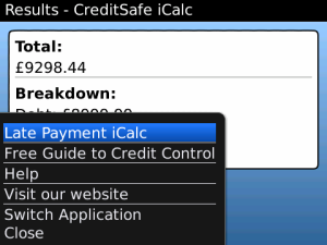CreditSafe Late Payment iCalc