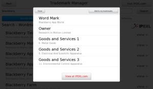 Trademark Manager