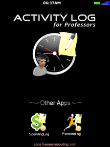 Activity Log Classic - for Professors