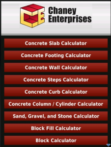 Concrete and Agg Calculator