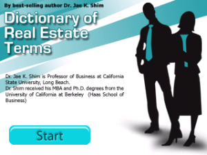 Dictionary of Real Estate Terms