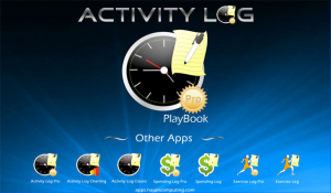 Activity Log Pro for BlackBerry PlayBook