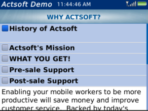 Actsoft Comet Tracker DEMO