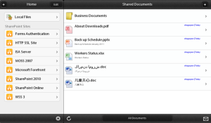 SharePlus Office Mobile Client