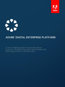 Adobe Digital Enterprise Platform – Mobile