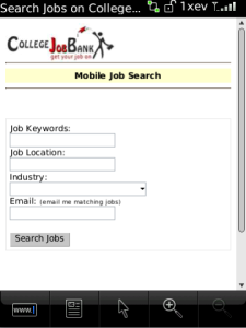 CollegeJobBank com