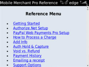 Mobile Merchant Pro for BlackBerry