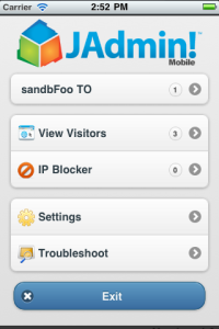 JAdmin! Mobile