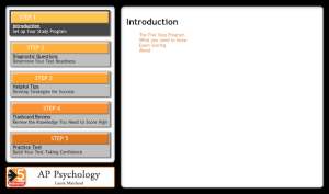 AP Psychology 5 Steps to a 5