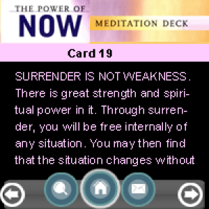 Eckhart Tolle's Power of Now Meditation Deck