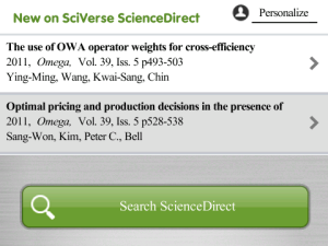 SciVerse ScienceDirect