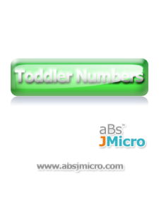 Toddler Numbers