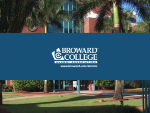 Broward College Alumni Crib Sheet