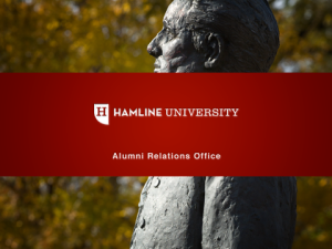 Hamline University Crib Sheet for Alumni