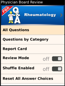 Rheumatology: PhysicianBoardReview Q and A