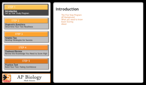 AP Biology 5 Steps to a 5