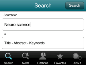 SciVerse Scopus Alerts Free version for institutional subscribers