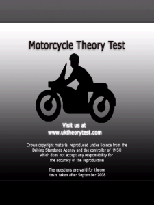 UK Motorcycle Theory Test