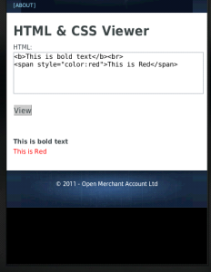 HTML and CSS Viewer