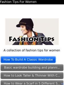 Fashion Tips For Women