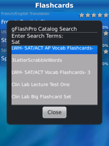 gFlashPro Flashcards