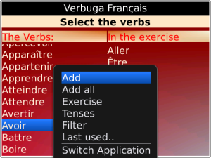 Verbuga French Verb Trainer