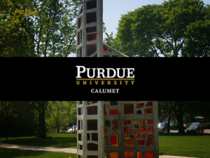 Purdue Calumet Crib Sheet