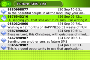 Future SMS Scheduler