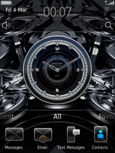 Beautiful Desktop Clock Valentime for BlackBerry Smartphones