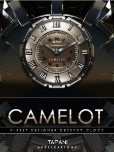 CAMELOT artist desktop Clock