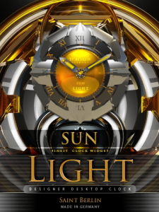 SUNLIGHT designer desktop clock