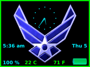 US Air Force Logo Screen