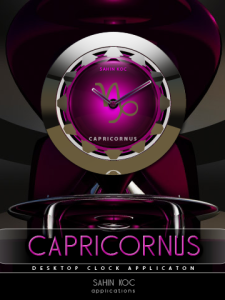 CAPRICORNUS desktop Clock