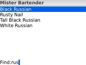 Mister Bartender