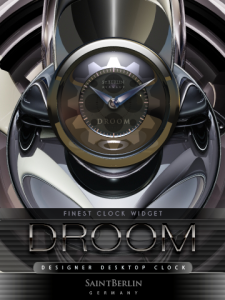 DROOM HQ desktop clock