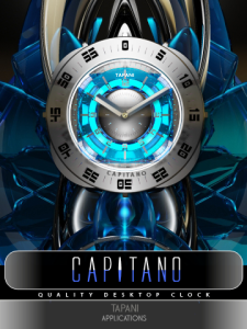 CAPITANO artist desktop Clock